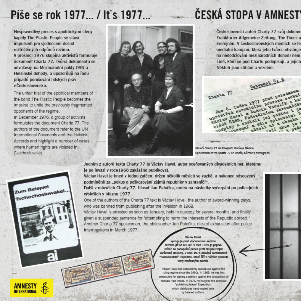 Česká stopa v Amnesty před rokem 1989 (i po něm)